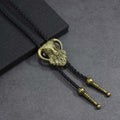 Vintage Ram Horn Bolo Tie - Handcrafted Western Cowboy Necktie